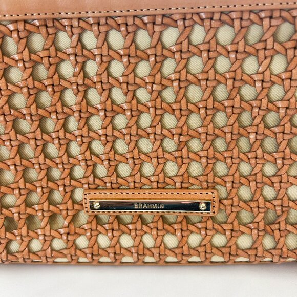 Brahmin Lenox Clutch Natural Nantucket Leather Purse, Originally $298.00 - Picture 7 of 15